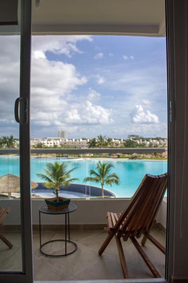 Departamento En Cancun Con 7 Albercas Tipo Playa Y Laguna Exteriör bild